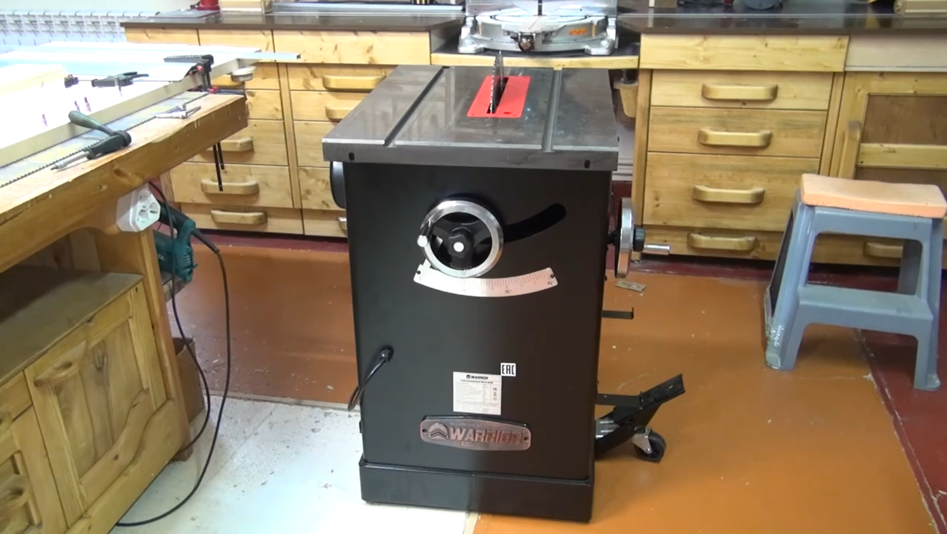 Warrior W0705 циркулярный станок. 2 часть. Настройка