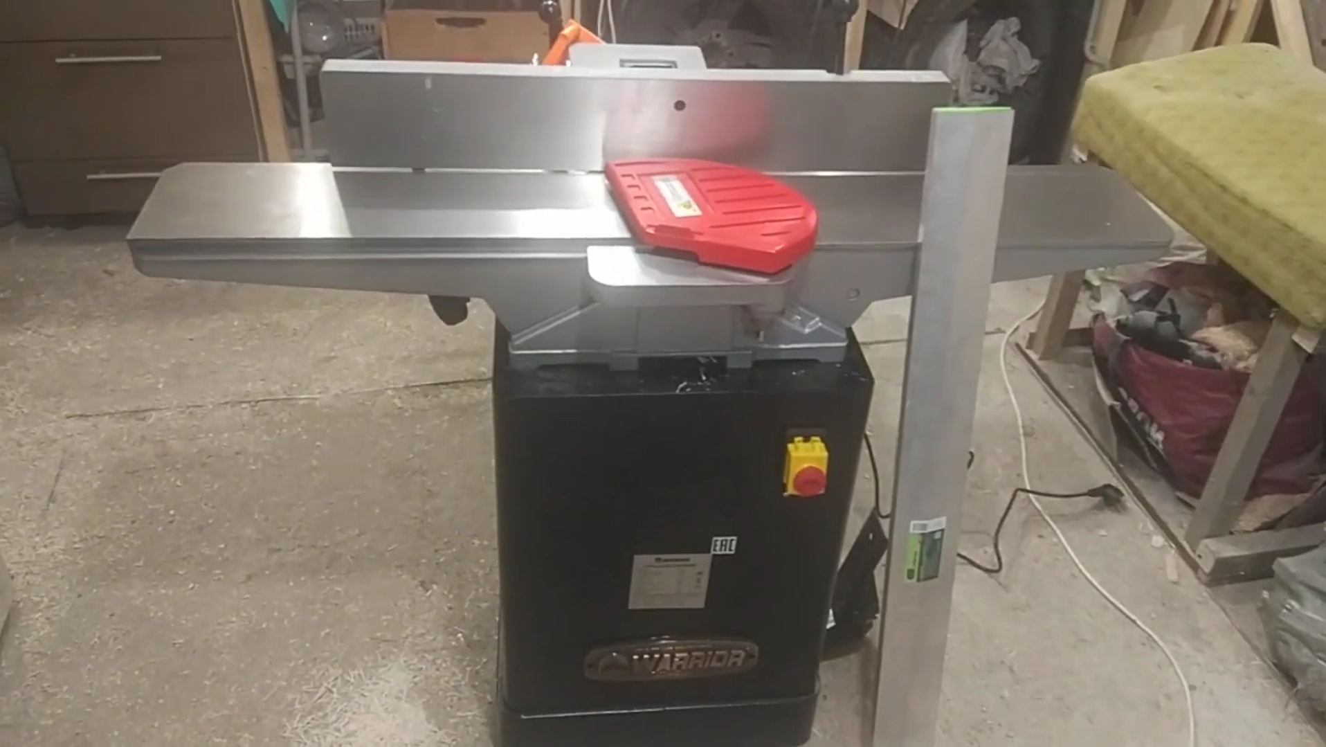 Обзор и ровность столов фуганка WARRIOR W0109DL