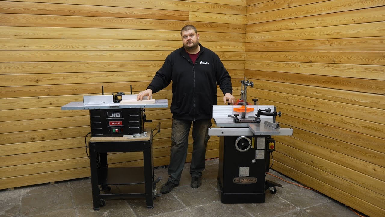 Обзор и сравнение фрезерных станков JIB VSM-50 и WARRIOR W0404. Демонстрация в работе