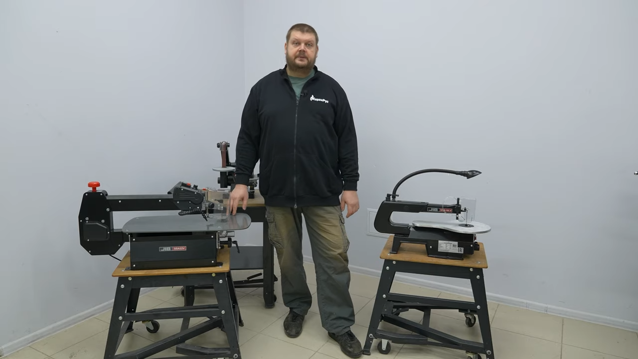 Лобзиковые станки JIB SSA16LV, JIB SSA22V. Обзор и сравнение. Демонстрация в работе.