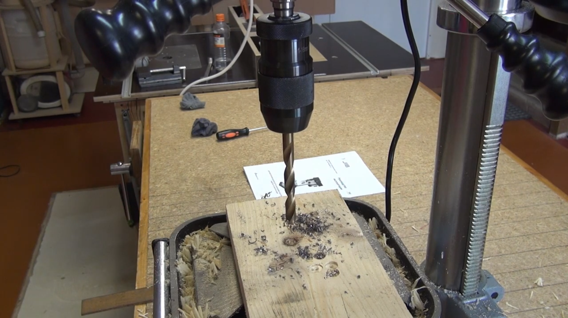 Сверлильный станок с вариатором JIB DP30016B VS часть вторая