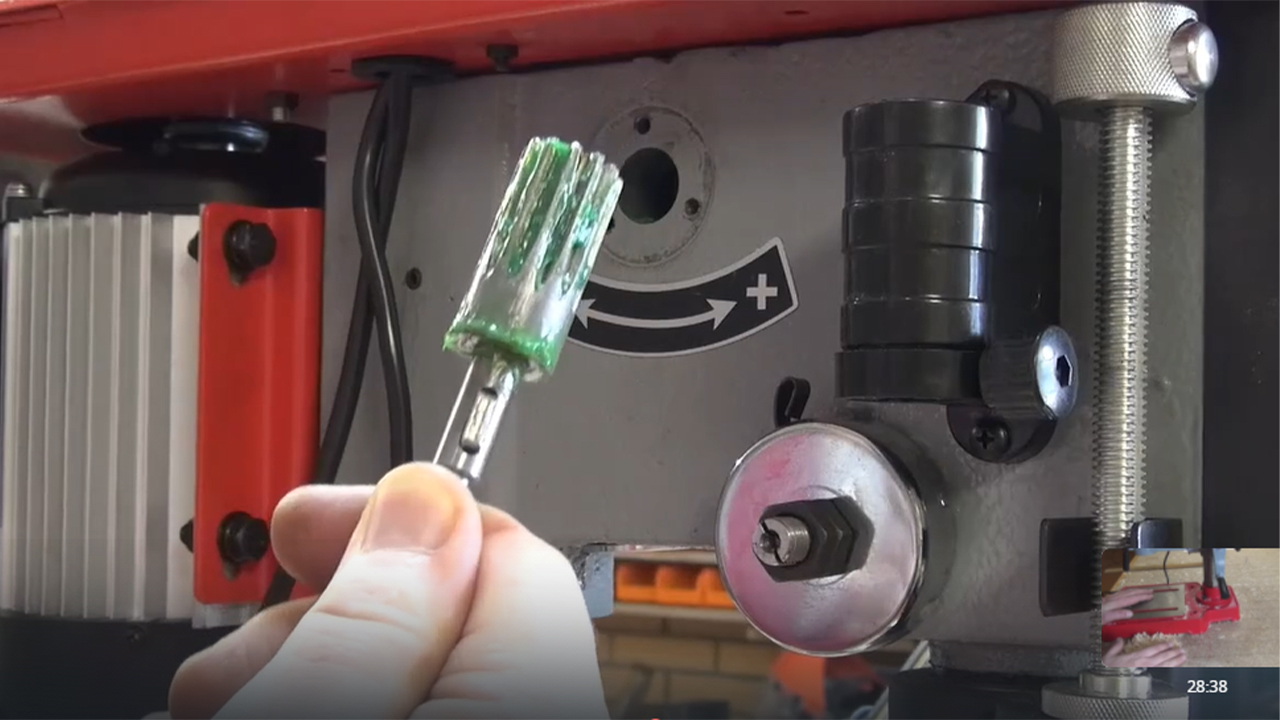 Сверлильный станок с вариатором JIB DP30016B-VS. часть вторая