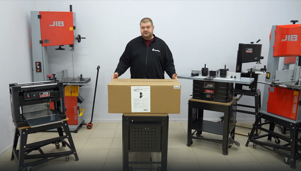 Ленточнопильный станок JIB 23116. Сборка, регулировка, демонстрация в работе