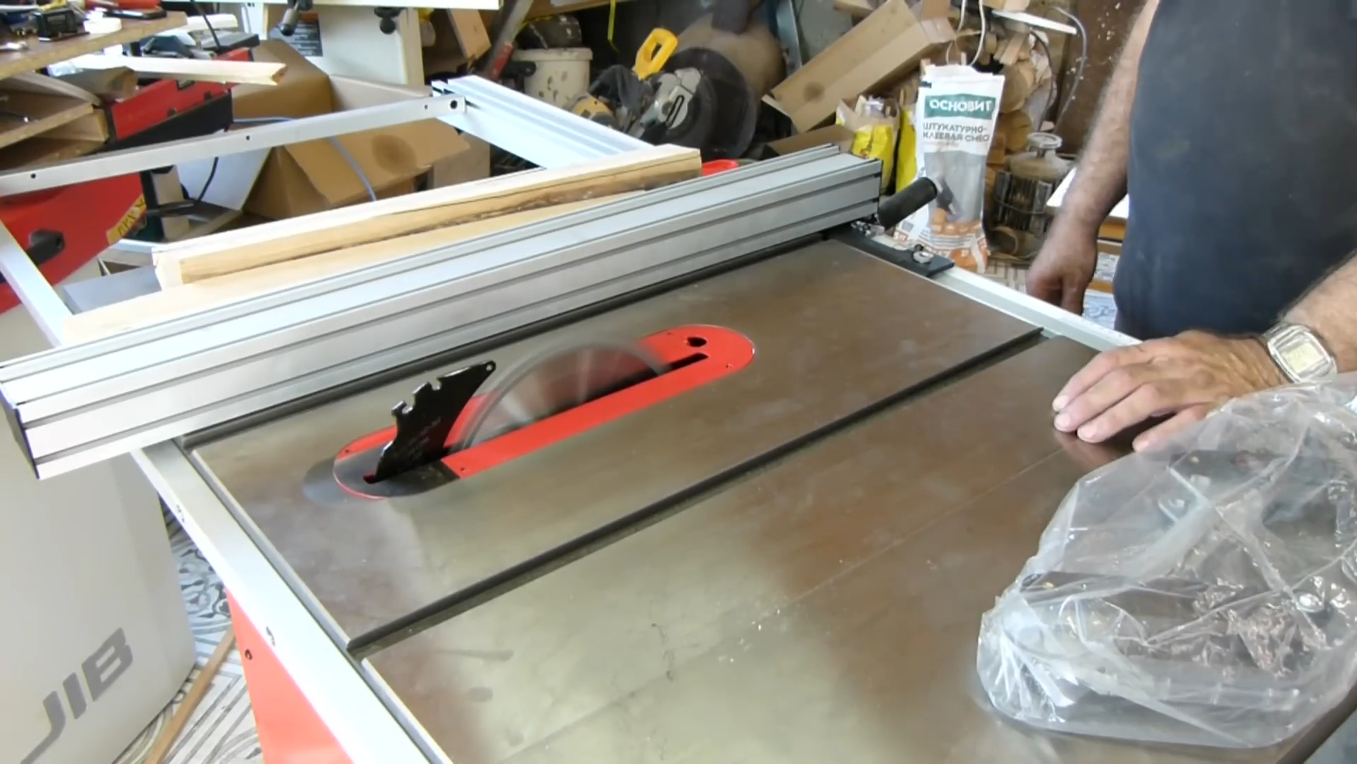 Круглопильный станок JIB 25102-C. Распаковка, сборка, регулировка!!! Ну и небольшой тест в конце!