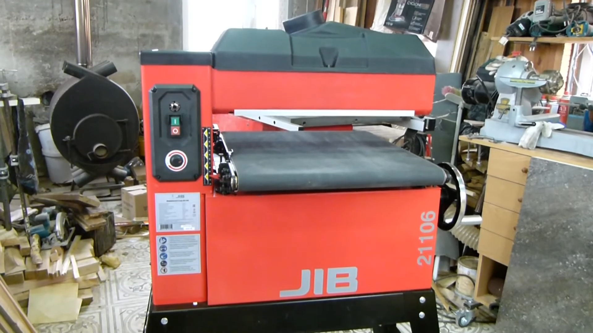 Шлифовальный станок JIB 21106. Первый полный обзор!!