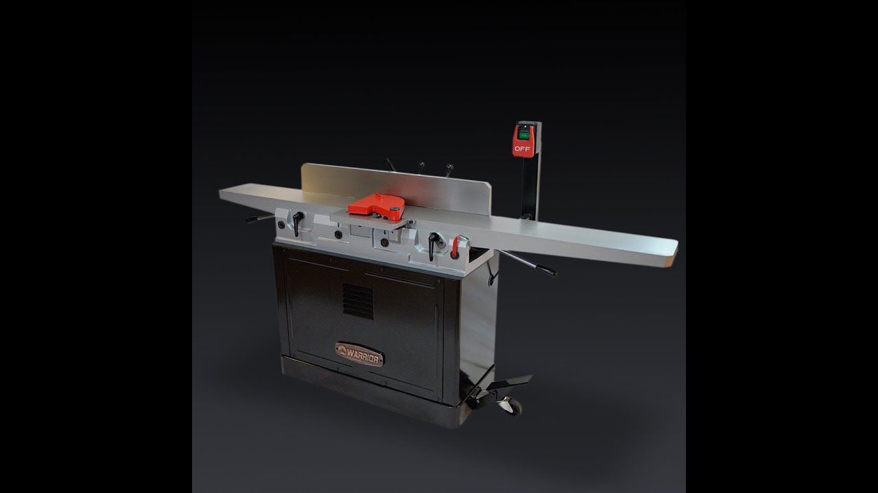 Warrior W0102 Настройка фуговального станка с параллелограмным механизмом