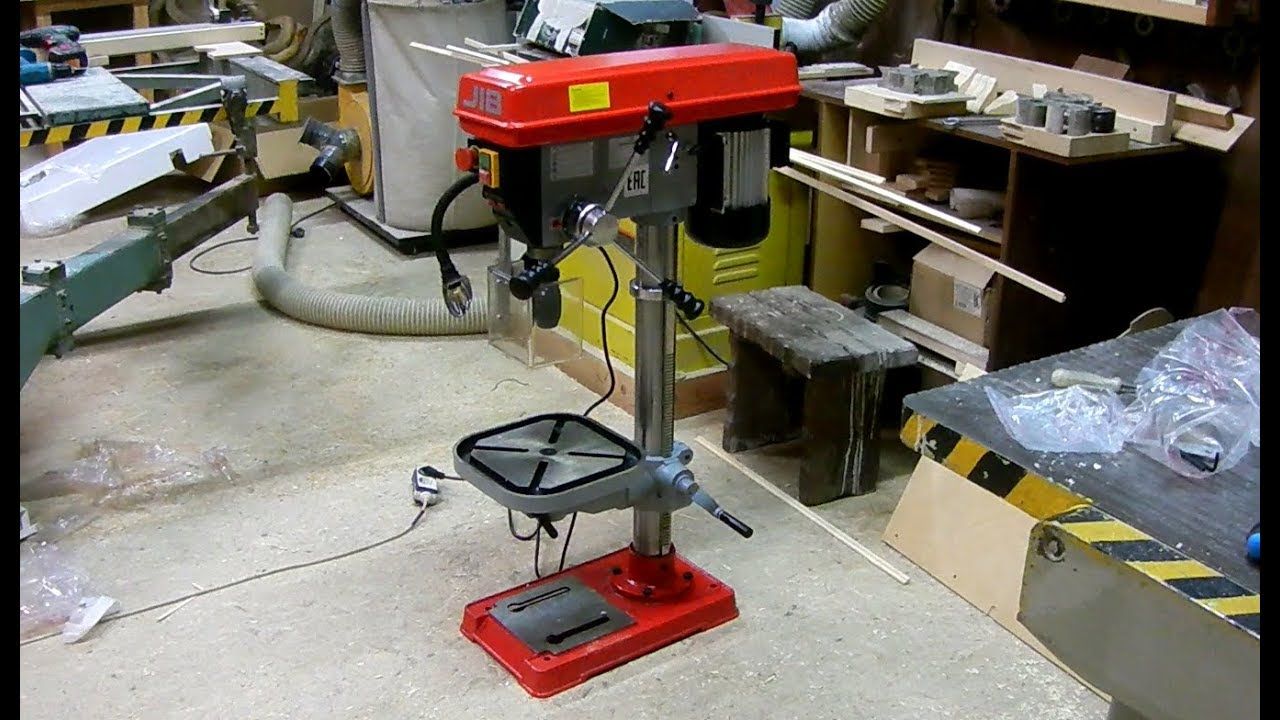 Недообзор сверлильного станка JIB38016B
