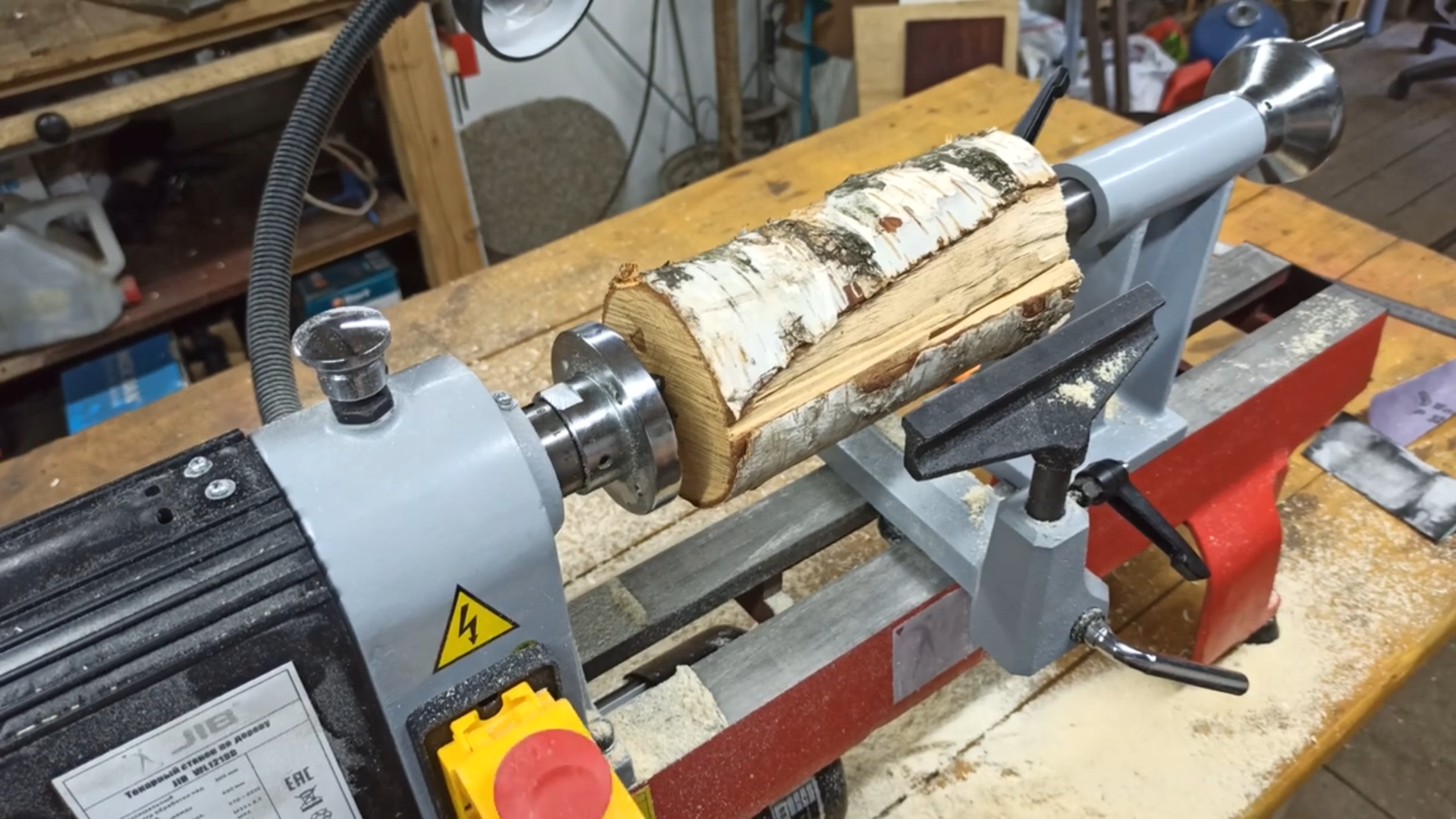 ТОКАРНЫЙ СТАНОК JIB WL1218B. ТЕПЕРЬ В МАСТЕРСКОЙ ВСЁ БУДЕТ КРУГЛОЕ!!!