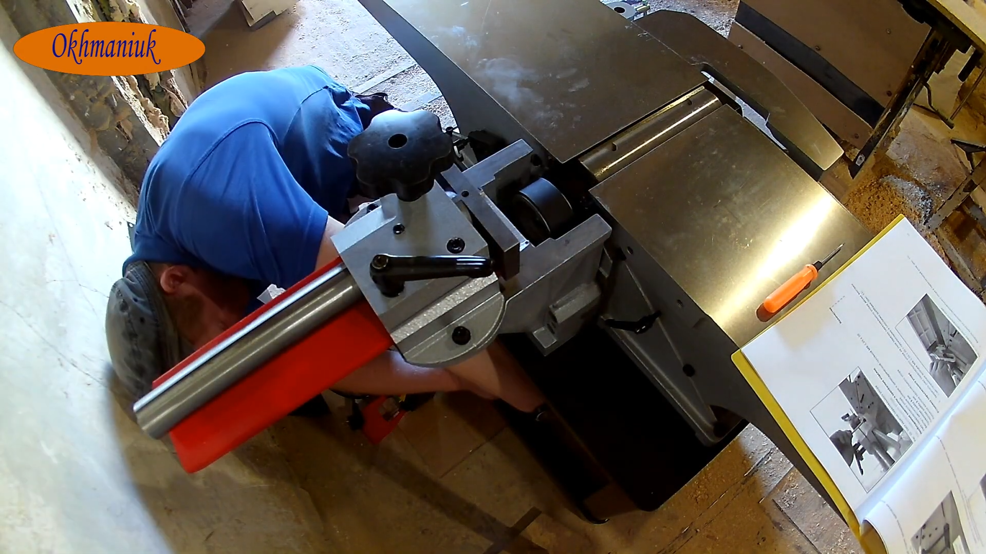 Фуговальный станок WARRIOR W0103F. Сборка