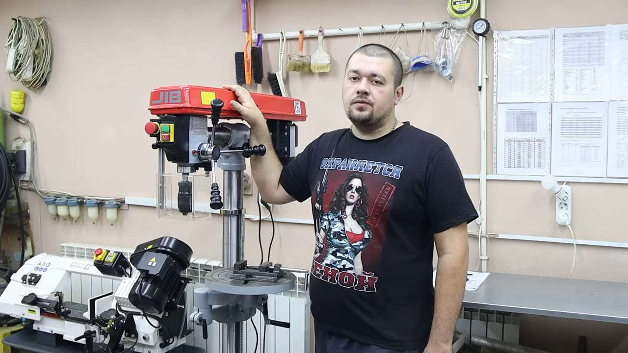 Вот, что нужно иметь каждому в гараже! Радиально - сверлильный станок JIB RDP86016F!