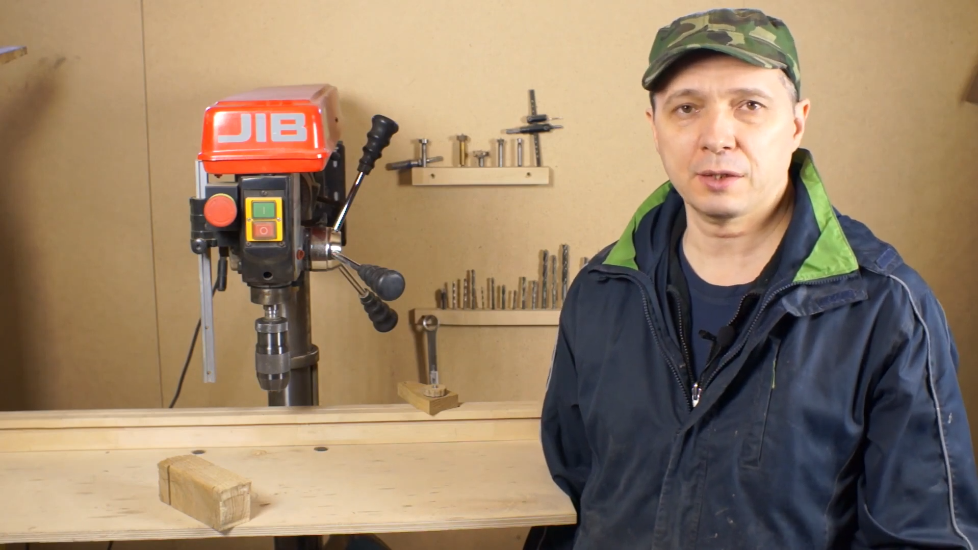 Сверлильный станок в домашней мастерской через год. Выводы.