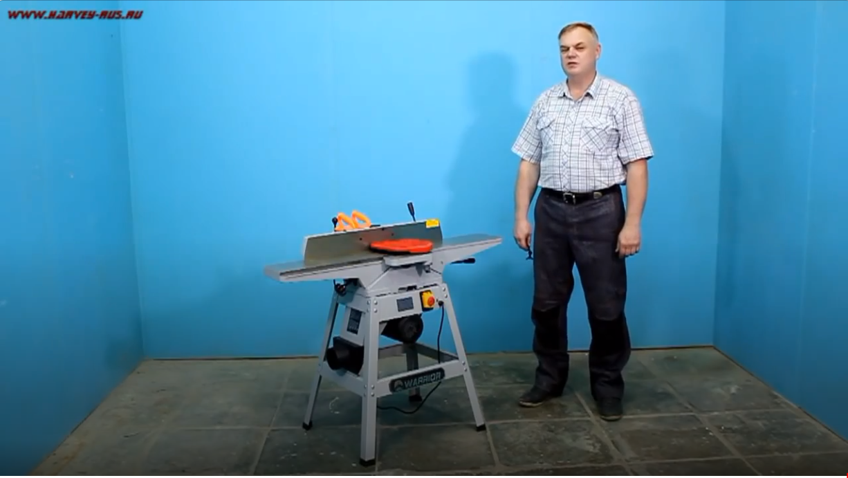 Warrior W 0108 Фуговальный станок с открытой станиной