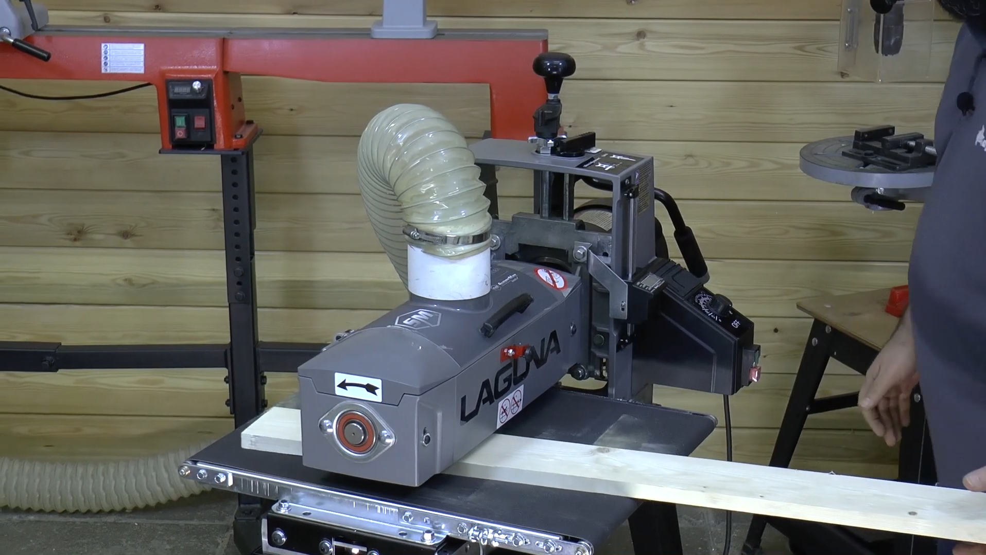 Примеры работы на барабанном шлифовальном станке Laguna 16-32