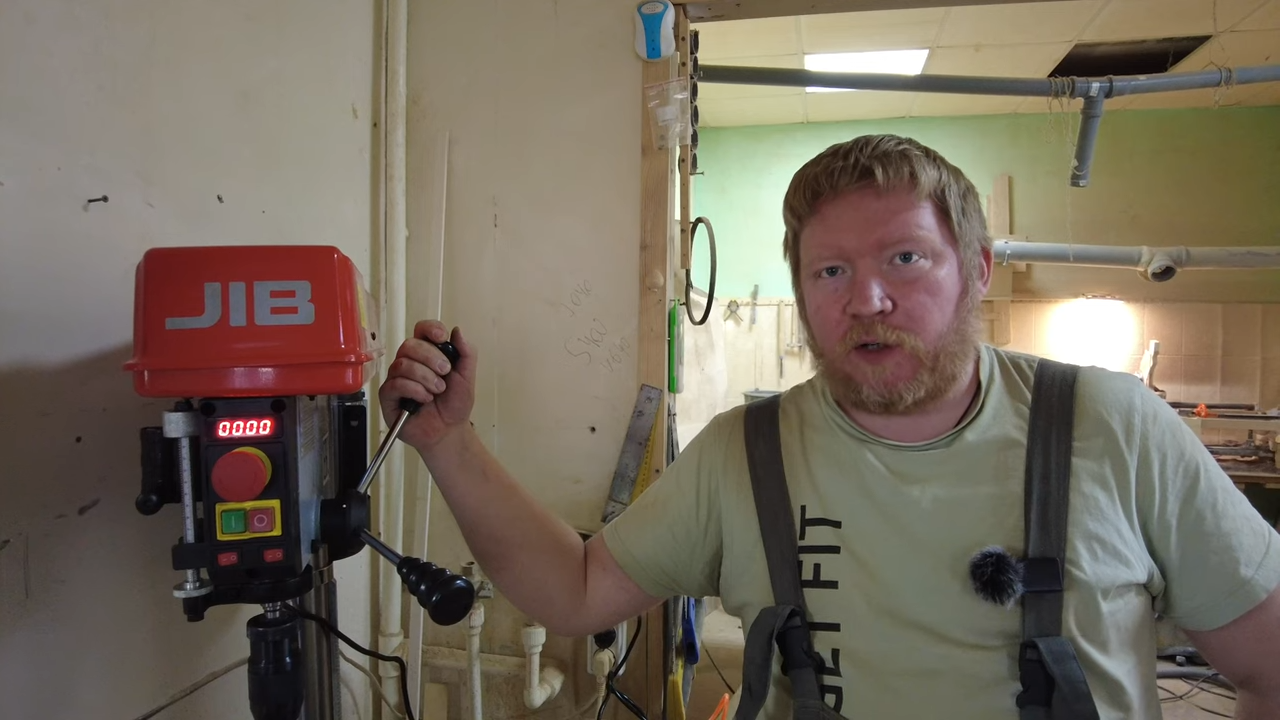 V - вариатор. Мой сверлильный станок. JIB DP30016B-VS | My drilling machine. JIB DP30016B-VS