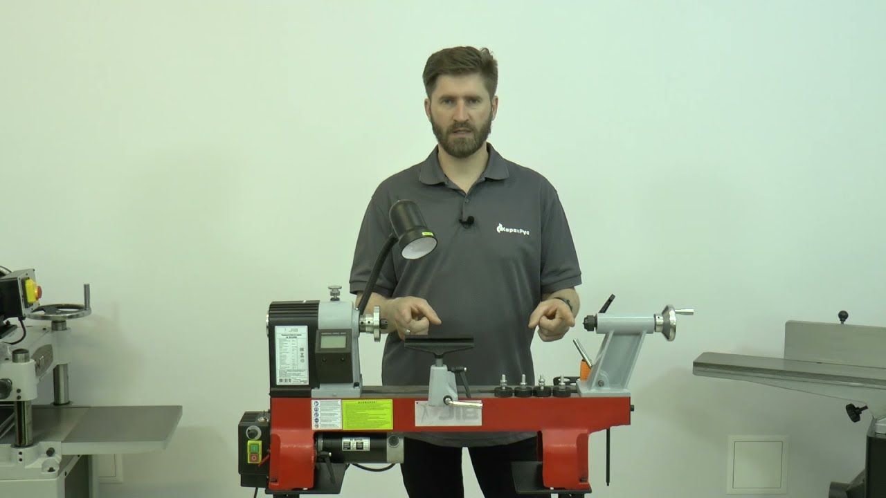 Обновленный токарный станок JIB WL1218VDB с реверсом