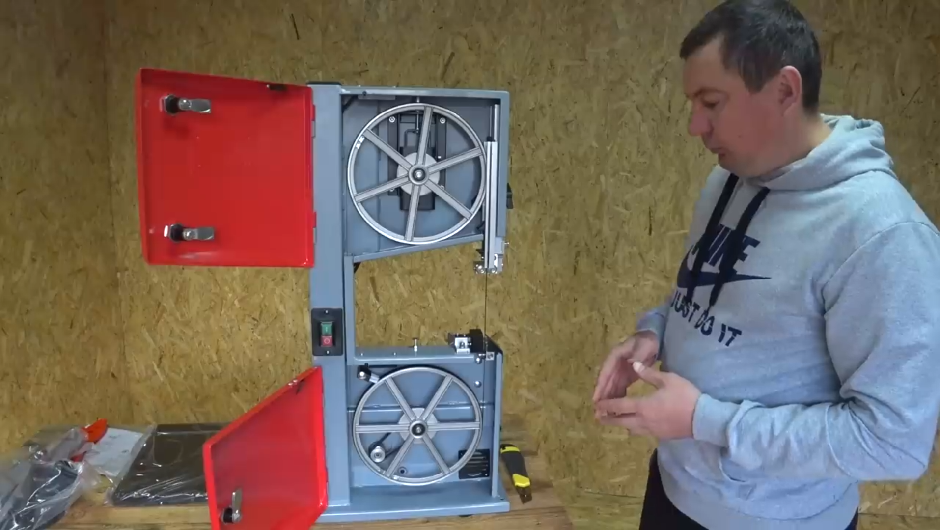 Ленточная пила JIB BAS-250!!! Распаковка и краткий обзор!!!