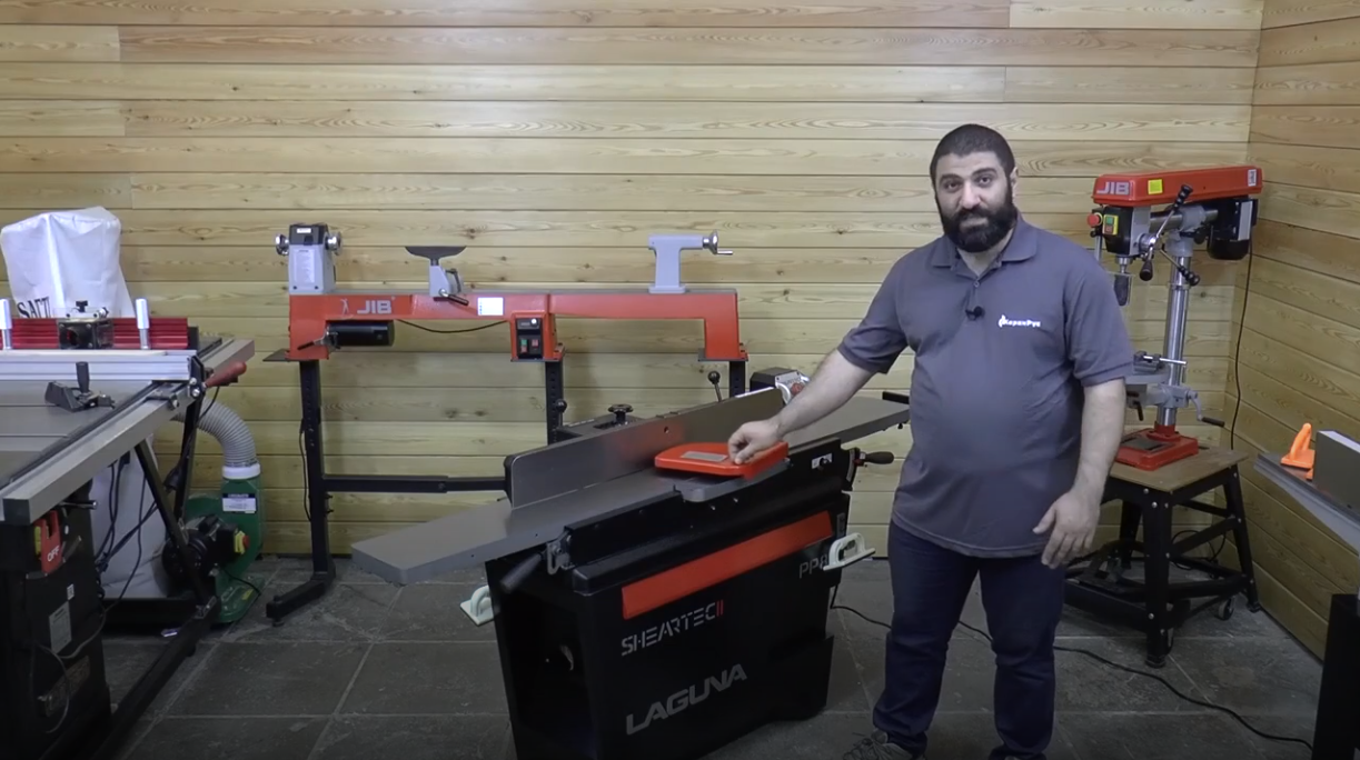 Строгание на фуговальном станке LAGUNA SHEARTEC II PP8