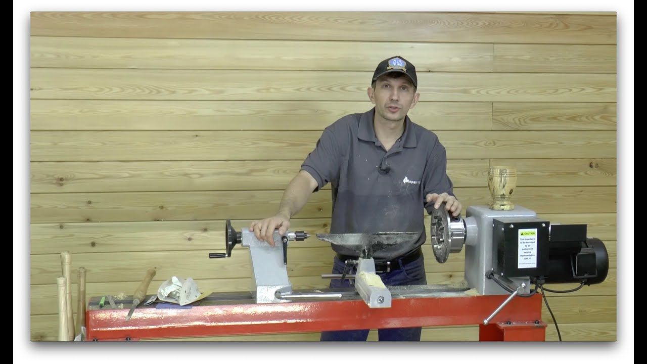 Изготовление вазы на токарном станке  JIB W0901