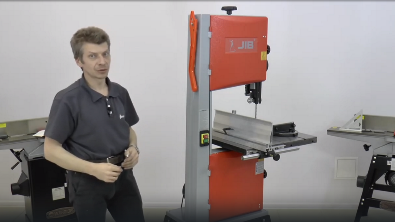 Ленточнопильный станок JIB MBS 350. Сборка и регулировка