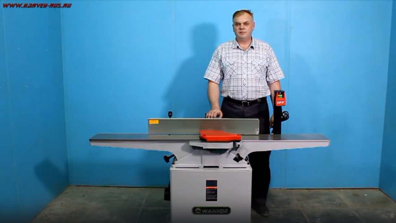 Warrior W0103 FL Фуговальный станок с механизмом быстрой регулировки