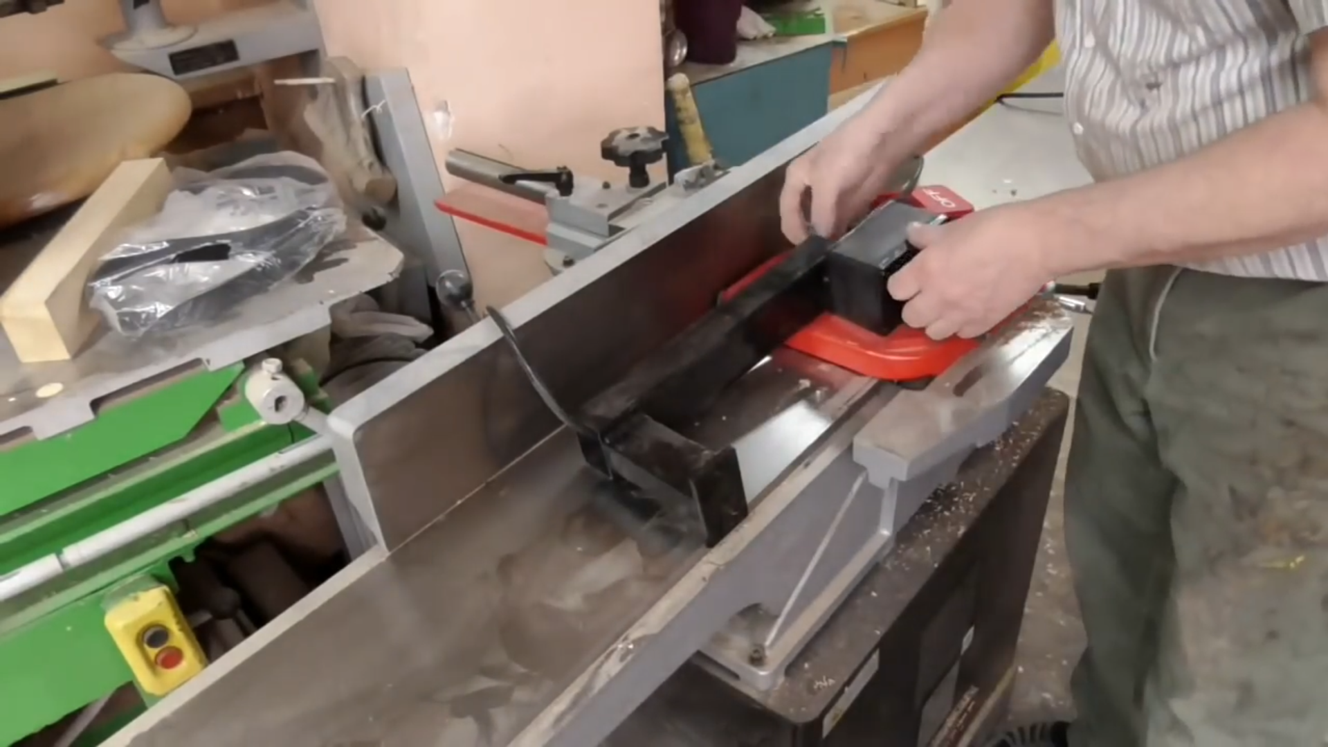 Фуганок WARRIOR W0103FL. Небольшая модернизация.