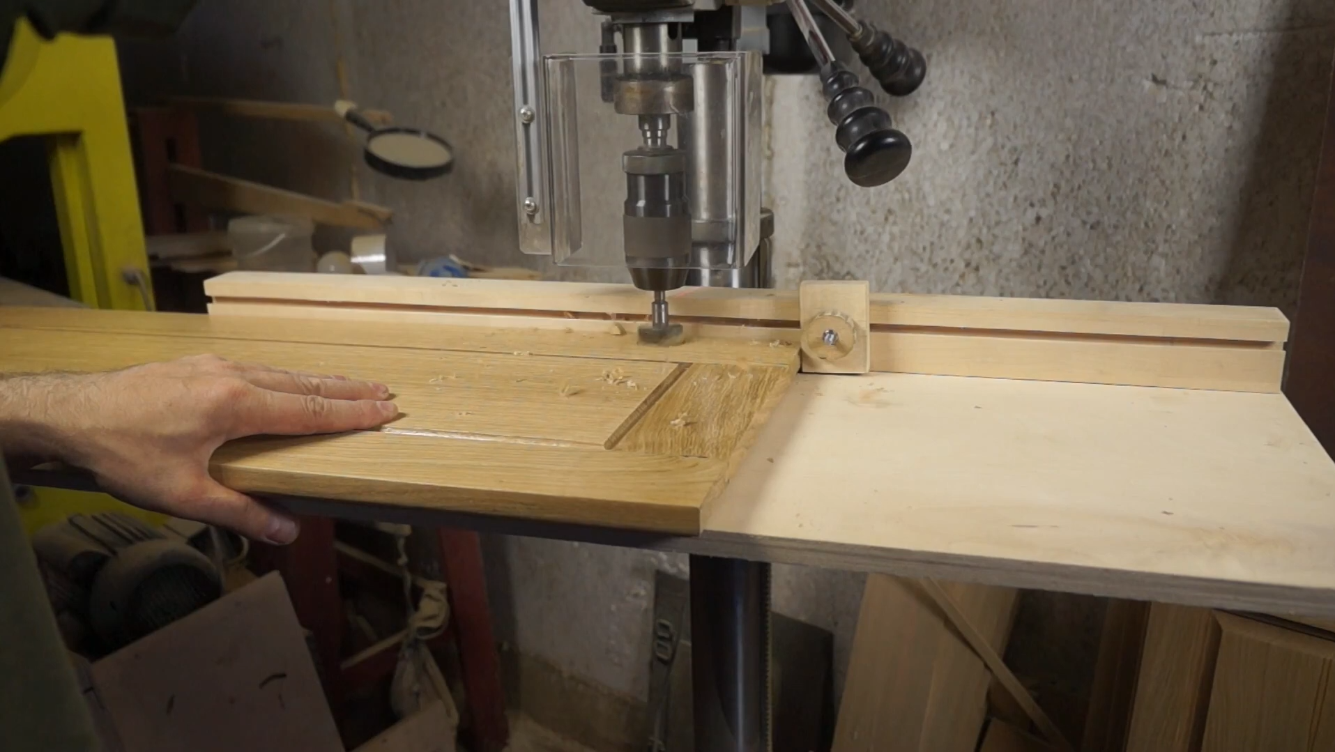 Очень простой стол для сверлильного станка