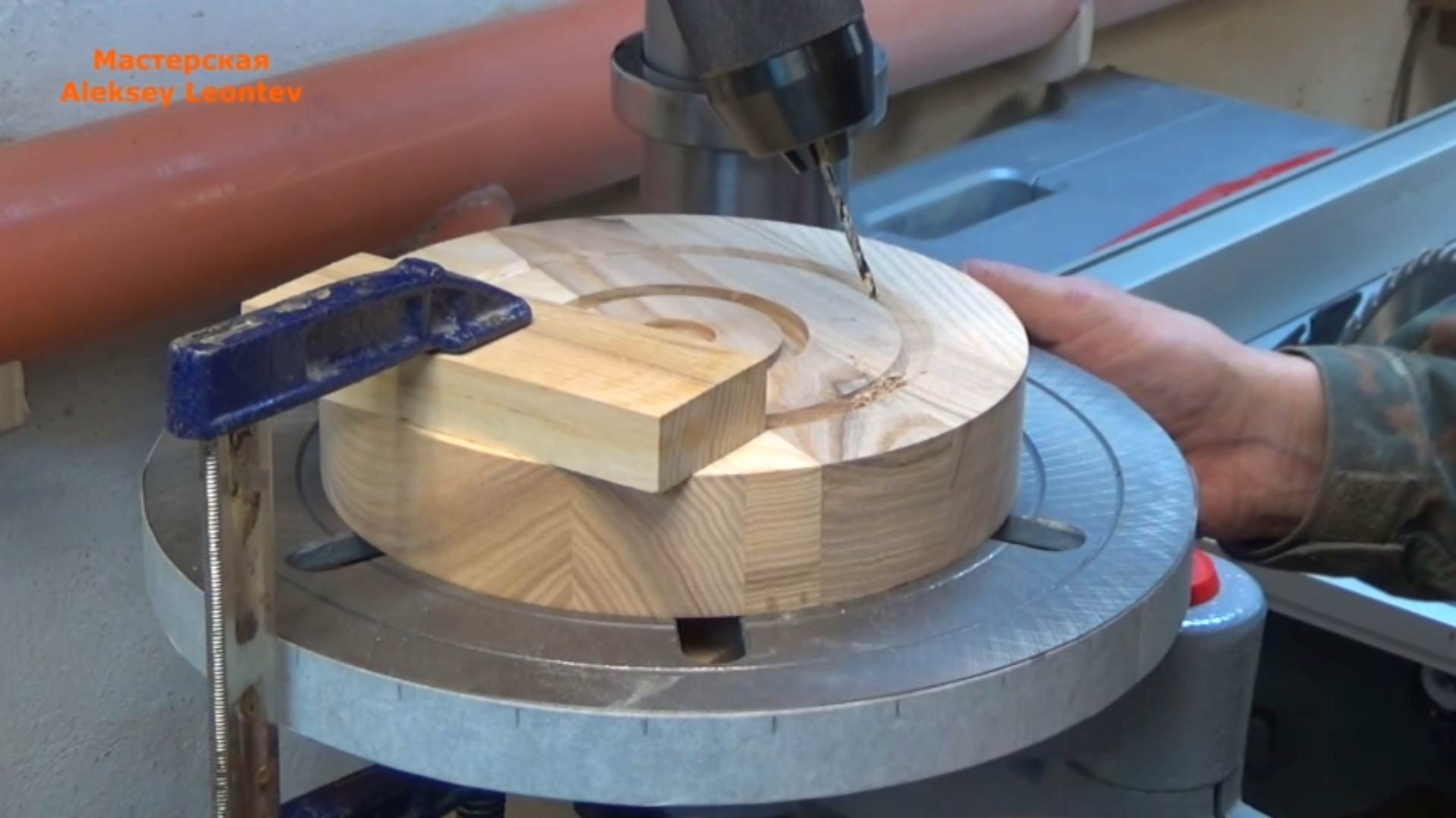 Чаша - корзина. Усовершенствование сверлильного станка.