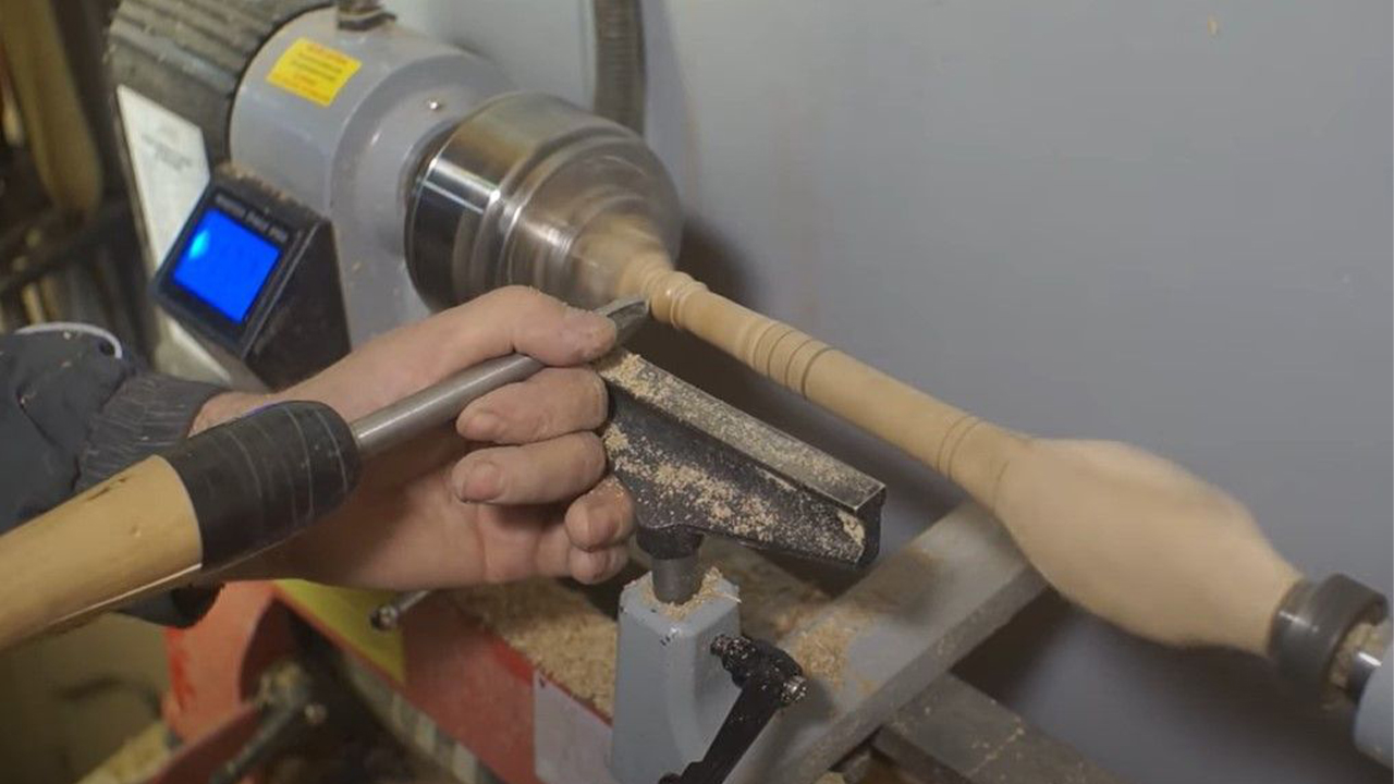 Ложка на токарном станке