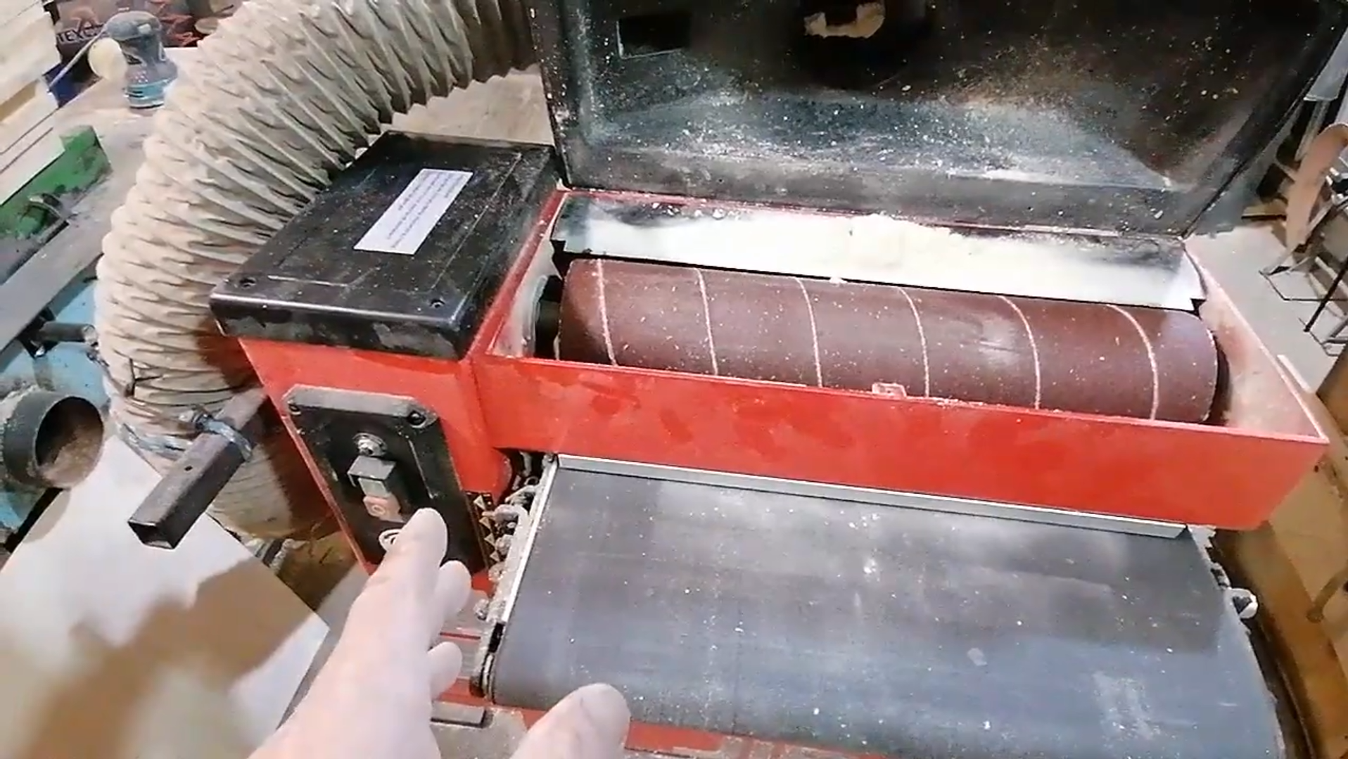 Первая работа Барабанно шлифовального станка JIB 21106