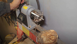 Точение декоративной тарелки из сувели сосны. Невероятная текстура