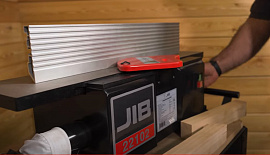 Фуговальный станок JIB 22102. Сборка регулировка, демонстрация в работе.