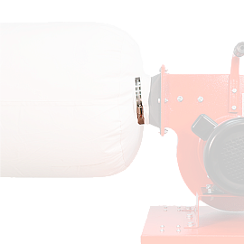 картинка Зажим мешка для стружки для JIB DC2000 от HARVEY-RUS